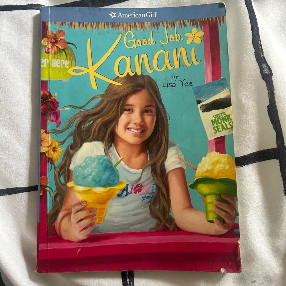 American Girl Kanani Book with Blue and Red Cover